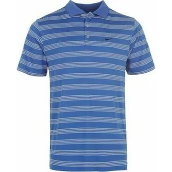 Pánské tričko Nike - Tech Stripe Golf Polo Shirt Mens – Royal - XL