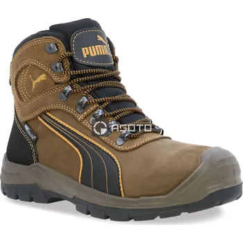 Pracovní obuv PUMA Sierra Nevada Mid CTX O2 hnědá pánská pracovní obuv Coa.Tex membrána 44