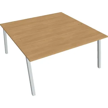 Kancelářský vozík HOBIS kancelářský stůl zdvojený - USD A 1600, dub + doprava zdarma