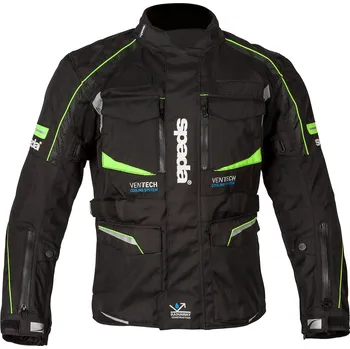Moto bunda SPADA moto bunda AUTOBAHN L černá neon (vybavená bunda do každého počasí)