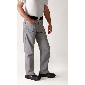 Gastro oděv Robur Arenal kalhoty, šedé, XXXL Velikost: XXXL