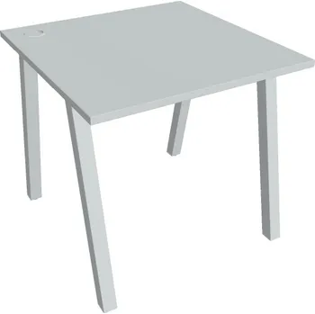 Kancelářský vozík HOBIS kancelářský stůl rovný - US A 800, šedá + doprava zdarma