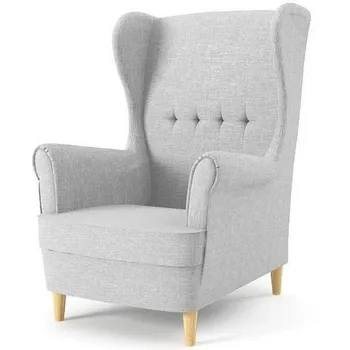 Křeslo King křeslo ušák 64 x 61,5 x 104 cm šedé