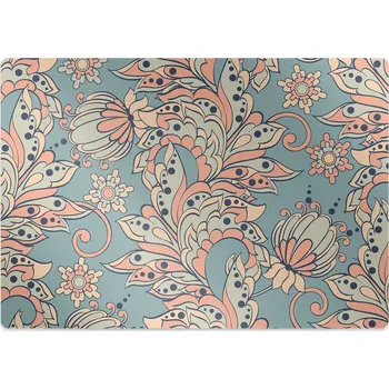 Podložka pod nábytek Ochranná podložka pod židli pohádkové květy