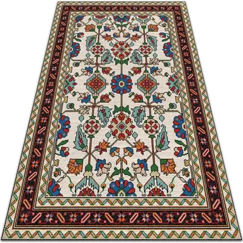 Koberec Módní vinylový koberec Květinářství mozaika