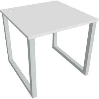 Kancelářský vozík HOBIS kancelářský stůl rovný - US O 800, bílá + doprava zdarma