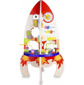 Dřevěná hračka CLASSIC WORLD DĚTSKÁ VZDĚLÁVACÍ RAKETA