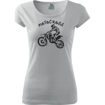 Dámské tričko Dámské Triko s moto motivem 193 Motocross