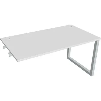 Kancelářský vozík HOBIS přídavný stůl rovný - US O 1400 R, bílá + doprava zdarma