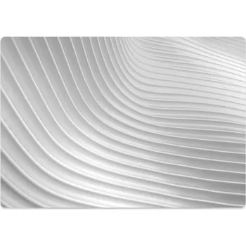 Podložka pod nábytek Podložka pod kolečkovou židli white drážkování