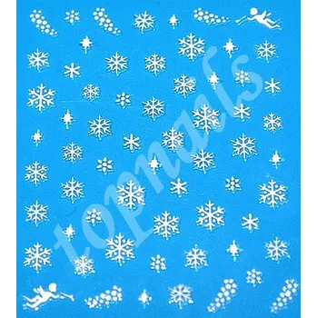 samolepka SAMOLEPKY - VLOČKA bílá č.1