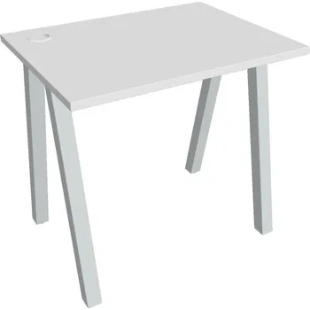 Kancelářský vozík HOBIS kancelářský stůl rovný - UE A 800, hloubka 60 cm, bílá + doprava zdarma