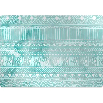 Podložka pod nábytek Podložka pod židli geometrické tyrkysová