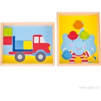 Dřevěná hračka Goki Motorická hra