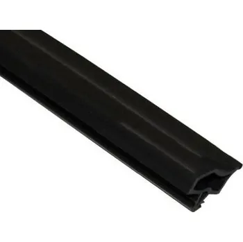 Dveřní kování Interex Těsnění dveří D1 / Černá