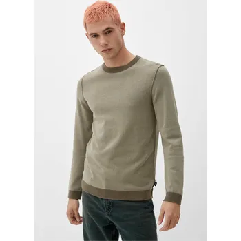 Pánská móda Q/S s.Oliver pánský lehký svetr béžový Velikost: XXL