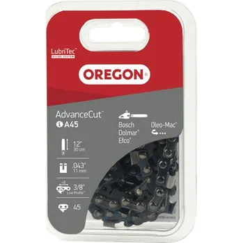 Pilový řetěz Řetěz na pilu OREGON A45 3/8" 1,1 mm 45 článků 30 cm