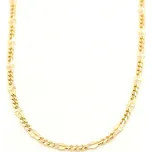 Zlatý řetízek Figaro zdobený 2,00g