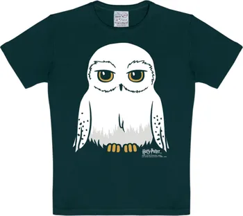 Chlapecké tričko Dětské tričko Harry Potter Hedwig černé 104-116