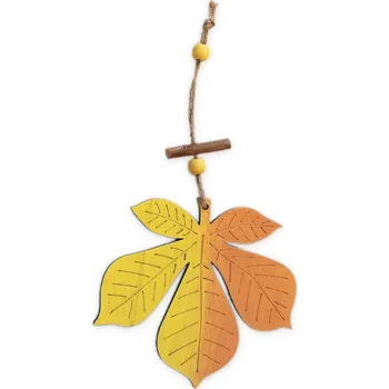 List kaštan závěs dřevo 12cm (550665)