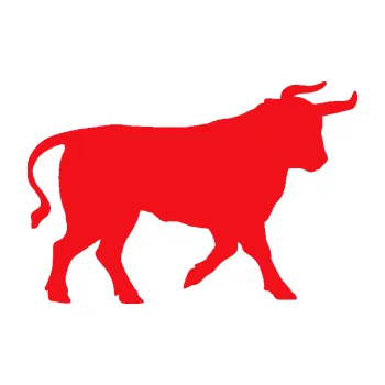 Samolepící dekorace SAMOLEPKA Býk 011 pravá (10 - červená) NA AUTO, NÁLEPKA, FÓLIE, POLEP, TUNING, VLASTNÍ TEXT, TISK, AUTOSAMOLEPKY.cz, POLEPY, OBRÁZEK, LOGO, SAMOLEPKY