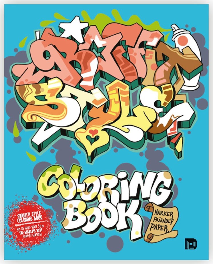 Omalovánky Graffiti Style - coloring book