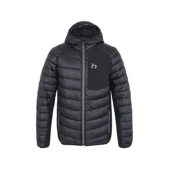 Pánská casual bunda Hannah REVEL HOODY anthracite XXL; Černá bunda + DÁREK DLE VÝBĚRU!