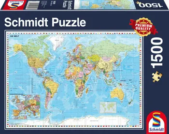 Puzzle Educa 58289 politická mapa světa 1500 dílků