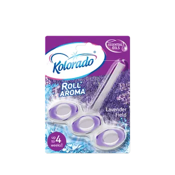 Čisticí prostředek Kolorado Roll Aroma Three-phase toilet block LAVENDER FIELS 51 g