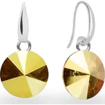 Náušnice Rivoli se Swarovski Elements Candy KW112212MS Metalic Sunshine 10 mm