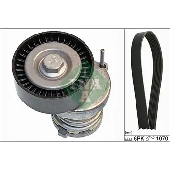 Sada žebrovaných klínových řemenů Schaeffler INA 529 0084 10