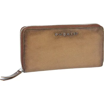 Peněženka Bugatti Perfo 493975-02 hnědá
