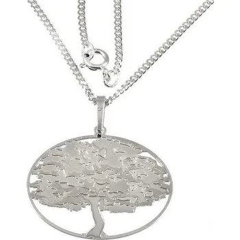 Náhrdelník ŠPERKY-NM, Stříbrný dámský náhrdelník strom života 1012 Délka náhrdelníku: 45 cm