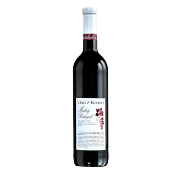 Víno Víno z Kobylí Gallery Modrý Portugal 2020 jakostní 0,75 l suché moravské červené víno