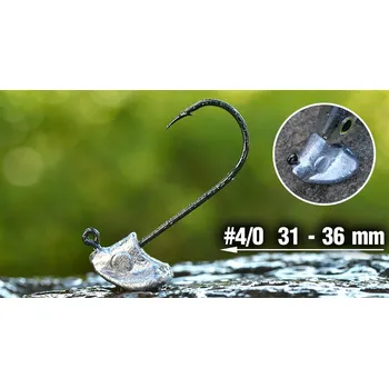 Rybářský háček Jigová hlavička REDBASS StandUp Pro Sickle 5ks #4/0 5g