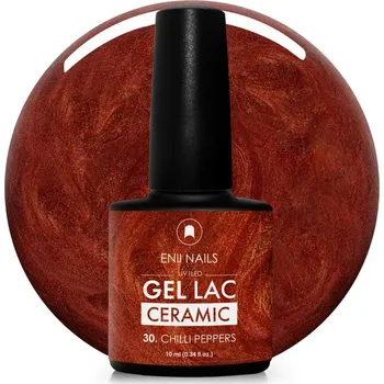 Lak na nehty Enii-nails Gel lak Ceramic 30 Chilli Pepper 10 ml Enii nails