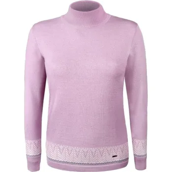 Dámský svetr KAMA 5022 dámský merino svetr, růžová Velikost: XS