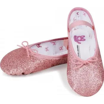 Dětská sálová obuv Bloch,GLITTERDUST S0225GG, růžová 31 C