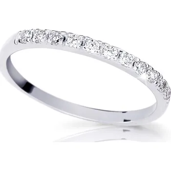 Prsten ŠPERKY-NM, Dámský prsten s brilianty bílé zlato 1801 Velikost prstenu: 59