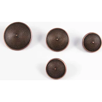 Knoflík Luxusní knoflík se spodním přišitím - staroměď - průměr 2,3 cm