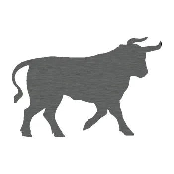 Samolepící dekorace SAMOLEPKA Býk 011 pravá (62 - škrábaný titan) NA AUTO, NÁLEPKA, FÓLIE, POLEP, TUNING, VLASTNÍ TEXT, TISK, AUTOSAMOLEPKY.cz, POLEPY, OBRÁZEK, LOGO, SAMOLEPKY