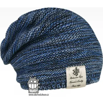 Čepice Pletená čepice Dráče - Colors 32, modrá melír Barva: Modrá, Velikost: 48-50