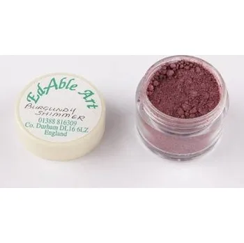 Potravinářské barvivo Prachová barva Burgundy Shimmer - Edable Art