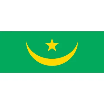 Vlajka Mauritánie vlajka - 60 x 90 cm - tunel, karabina