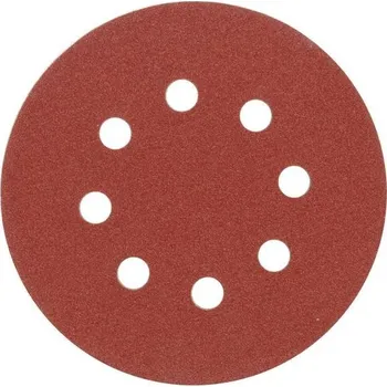 Brusný papír Papír brusný 125mm P60 s otvory - suchý zip - 5ks VOREL