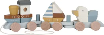 Dřevěná hračka Little Dutch LD7068 vláček námořnický záliv
