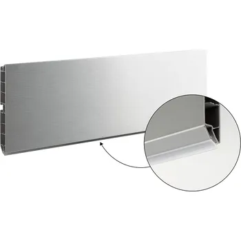 Podlahová lišta Scilm Soklová lišta 120/4m hliník broušený