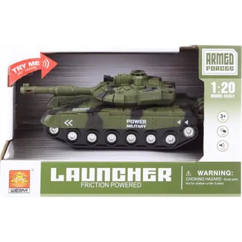 Tank zelený na baterie