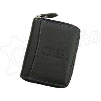 Peněženka WILD things only !!! Celozipová kožená peněženka Wild Things Only 5508 černá