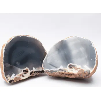 Přírodní kámen Milujeme Kameny Achát - řez půlky CHP46 251977